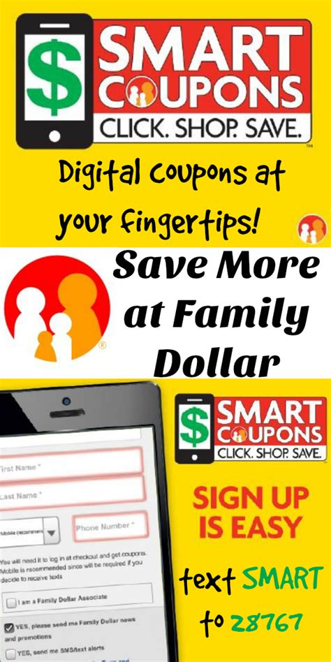 smart card discount code|Family Dollar Smart Coupons .